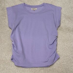 Madewell Lilac Cap Sleeve Tee - XS